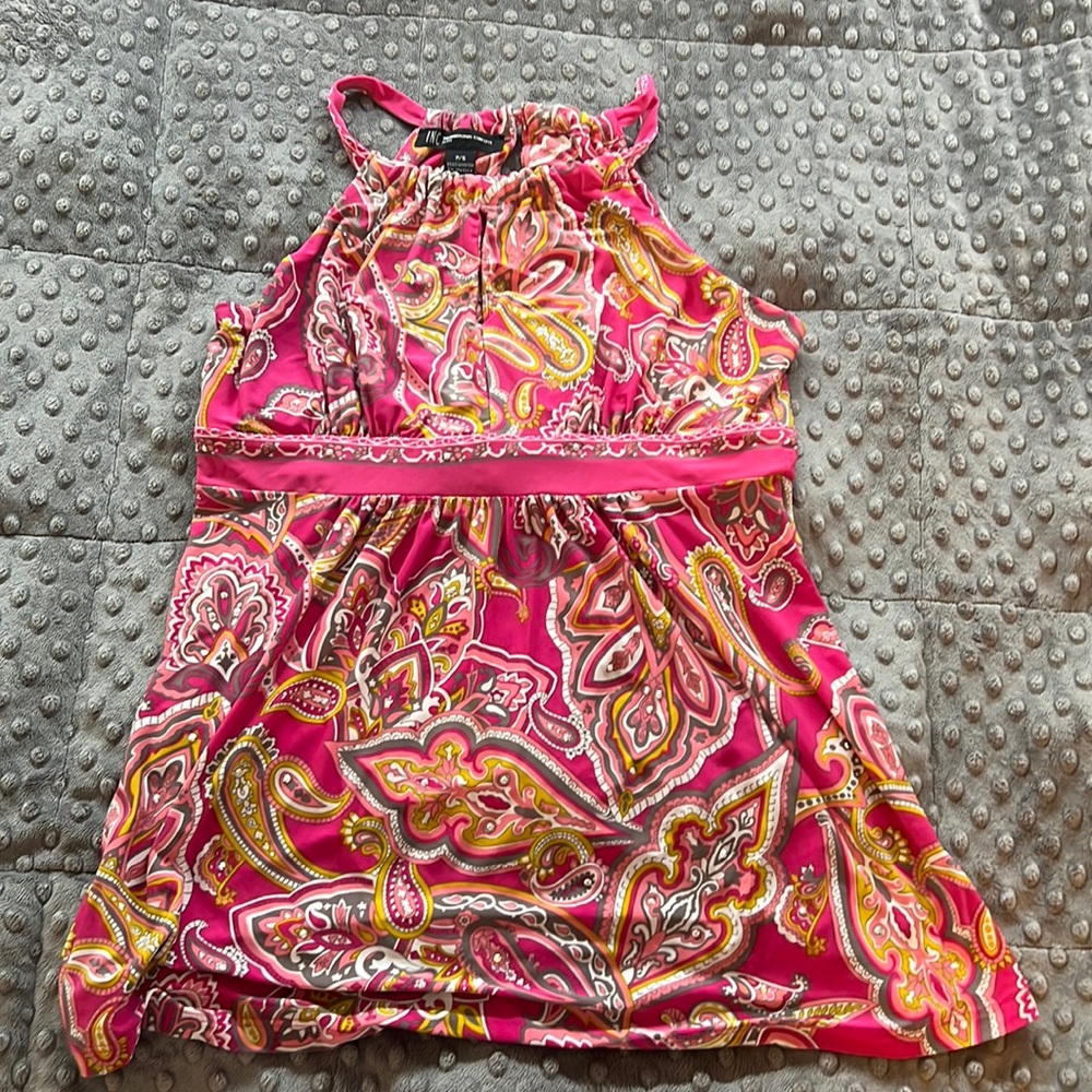 Colorful halter top